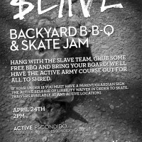 SLAVE BBQ & Skate Jam