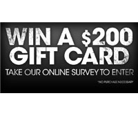 Online Survey and a Free $200 Gift Card!