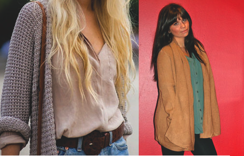 From Active (on the right): Toska Cardigan, O'Neil blouse, Flying Monkey denim